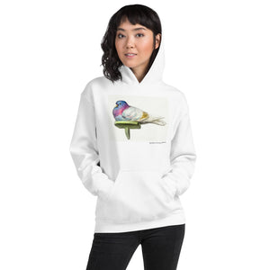 Pigeon Sitting on Shelf - Unisex Hoodie